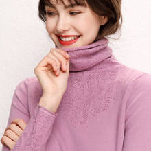 Fashion Carve Turtleneck Sweater Women Jumper 2022 Autumn Winter Cashmere Cotton Blend Sweter Pull Femme Hiver Pullover sweater 2024 - buy cheap