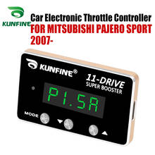 Kunfine-potente do acelerador eletrônico de carros, para mitsubishi pajero sport, peças de ajuste 2007-após a corrida 2024 - compre barato