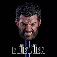 1/6 Scale Angry Wolverine Head Sculpt Roaring Hugh Jackman Head Carving Model Toy for 12in Phicen Tbleague Figure 2024 - buy cheap