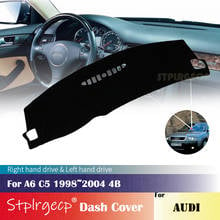 Для Audi A6 C5 1998 ~ 2004 4B противоскользящая крышка приборной панели защитная накладка автомобильные аксессуары коврик от солнца 2003 2002 2001 2000 1999 2024 - купить недорого