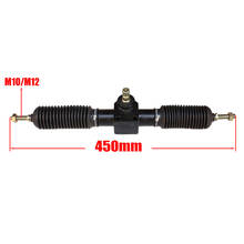 M10/m12 1 peça-eixo de comando hidráulico, 450mm, montagem de pinhão de eixo de direção, para china, kart, buggy, atv, utv, peças de bicicleta 2024 - compre barato