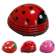 Cute Lovely Ladybug Dust Collector Cleaning Brushes Mini Desktop Vacuum Cleaner Home Office Keyboard Cleaner Hot New 2024 - buy cheap