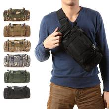 Hiking Outdoor Waist Bag 600D Waterproof Oxford Climbing Shoulder Bags Military Tactical Fishing Camping Pouch Bag Mochila Bolsa 2024 - buy cheap