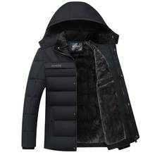 Chaqueta gruesa de invierno para hombre, Parka cálida de piel, chaqueta de XL-4XL grande, GA510, nueva 2024 - compra barato