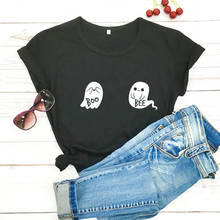 Halloween Boo Shirt Bees Shirt Woman Tee Top Funny T Shirt Halloween Gift for Her Halloween Party Shirts 2024 - buy cheap