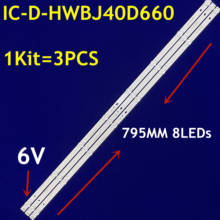 5Kit = 15 шт. светодиодный Подсветка для цифрового фотоаппарата PANASONIC TX-40ES400B TX-40ES500B TX-40FS503B TX-40ESW504B IC-D-HWBJ40D660 V400HJ9-MD1 E466169 2024 - купить недорого