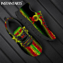INSTANTARTS Men Flats Sneaker Polynesian Tribal Turtle Print Casual Lace-up Shoes Breathable Walking Sneakers Zapatillas Hombre 2024 - buy cheap