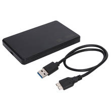 Чехол для мобильного жесткого диска USB 3,0, 2,5 дюйма, последовательный порт SATA HDD SSD адаптер, внешний бокс, поддержка порта 3 ТБ для ноутбука, ноутбука 2024 - купить недорого