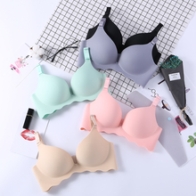 Women Bra 3/4 Cup Push Up Bra For Women Adjusted-straps Seamless Bra Wire Free Solid Bralette 2024 - buy cheap