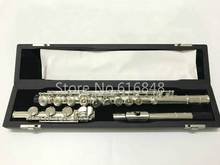Pearl Flute PF-505 RBE C Tune Flute High Quality 17 Key Open Hole Silver Plated Brand Musical Instrument New Flute With Case 2024 - buy cheap