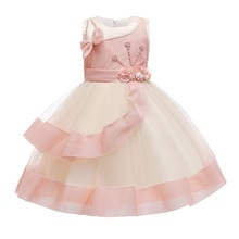 2021 Summer Cute Tutu Dress Girl Kids Dresses For Girls Children Clothes Lace Party Wedding Princess Dress Birthday Sleeveless 2024 - buy cheap