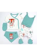 ZEZE Baby Clothes Cotton Naturel Fabric Infant Baby Boy Girl Hospital Exit Set 5 Pieces Newborn Clothes 2024 - buy cheap