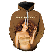 2021 Mariah Carey 3D Printed Hoodies Men/Women Fashion Streewear 2XS-5XL Mariah Carey hoodies 2024 - buy cheap