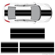 Calcomanías de rayas de vinilo para coche, 1 Juego, Mazda 2, 3, 6, RX-7, Miata, doble Rally, para coche 2024 - compra barato