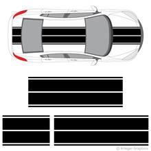 For 1set 1Set Mazda 2 3 6 RX-7 RX-8 Miata Dual Rally Racing Stripes Vinyl Stripe Decals Car styling 2024 - buy cheap