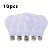 Lámpara LED E27 de 220V, bombillas de 21W, 18W, 15W, 12W, 9W, 6W, 3W, blanco frío/blanco cálido para el hogar, 10 Uds. 2024 - compra barato