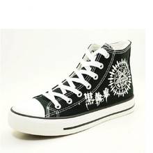 Unisex Anime Black Butler Sebastian Michaelis Casual Canvas Shoes Plimsolls Luminous Student Flats Shoes Sneakers 2024 - buy cheap