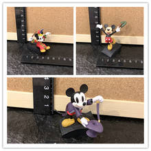 Disney-Accesorios de colección para muñecas, Set de 3 unids/lote de muñecos de Mickey mouse de 3-4cm con diseño de mago japonés 2024 - compra barato