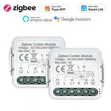Tuya Zigbee Smart Curtains Roller Blinds Shutter DIY Curtain Switch Module Timer Home Control APP Smart Life  Alexa Google Home 2024 - buy cheap