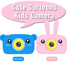 Cute Cartoon Children Camera 2.0 inch Mini Digital Video Camcorder HD 1080P Photography Vlog Kids Toy Gift Micro Cam Videocamera 2024 - compre barato