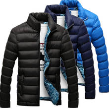 Casaco masculino de inverno, jaqueta grossa tipo parca 2021 para homens 2024 - compre barato