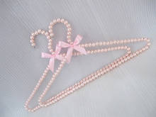 10pcs/lot 40cm Adult Plastic Hanger Pearl Hangers For Clothes Pegs Princess Clothespins Wedding Dress Hanger 2024 - buy cheap