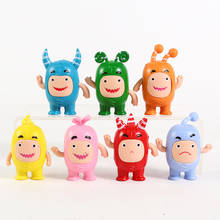 Figuras de PVC Oddbods para niños, juguetes de decoración de coche de escritorio, muñecos de dibujos animados Kawaii, regalo para niños, 7 unids/set por juego 2024 - compra barato