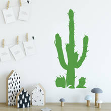 Pretty  Cactus Wall Stickers Decorative Sticker Home Decor Nursery Room Decor Bedroom Nursery Decoration 2024 - buy cheap