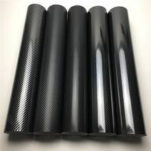 2D 3D 4D 5D 6D Carbon Fiber Vinyl Wrap Film Car Wrapping Foil Console Computer Laptop Skin Phone Cover Motorcycle 2024 - купить недорого