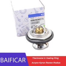 Baificar Brand New Genuine Thermostat & Sealing Ring 6062030275 For Ssangyong Actyon Kyron Rexton Rodius 2.0T 2.7T 2024 - buy cheap