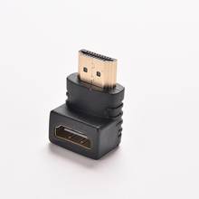 2pcs/5pcs HDMI male to HDMI female cable adapter converter extender 90 degree angle for 1080P HDTV 2024 - buy cheap