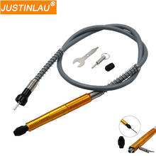 JUSTINLAU 108cm Aluminum Flexible Flex Shaft with Keyless Chuck 1/8 inch 3.175mm Connector Electric Grinder Power Rotary Tools 2024 - buy cheap