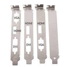 Puerto deflector HDMI DVI DP VGA, adaptador de soporte de perfil bajo/alto para juego de tarjeta de Video gráfico de altura media, 1 unidad 2024 - compra barato