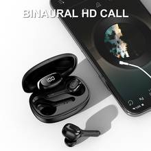 Auriculares inalámbricos TWS con Bluetooth 5,0, dispositivo de audio estéreo HD, táctil, con cancelación de ruido y micrófono, para juegos 2024 - compra barato