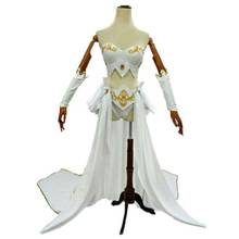 2021 LOL Janna White Uniforms Cosplay Costume 2024 - buy cheap