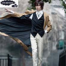 Osamu Dazai-Cosplay de Bungo Stray Dogs, Anime, Detective armado, miembro de la Agencia, poliéster, nuevo 2024 - compra barato