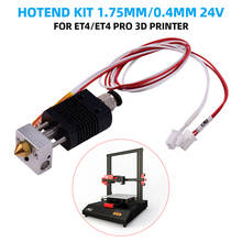 3D Printer Full Metal Hotend Extruder Kit Hot End Set w/ 0.4mm Nozzle 100K Thermistor Heatsink Wire 24V For ET4/ET4 Pro Printer 2024 - buy cheap
