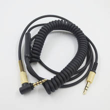 Cable de Audio macho a macho de 3,5 MM para auriculares marshall, compatible con muchos auriculares, Control de volumen de micrófono para Marshall Major II 2024 - compra barato