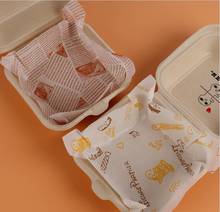 50pcs Bento Cake Box Cushion Paper 7''x7'' Hamburger Cupcake Greaseproof Paper Baking Packing Paper 2024 - buy cheap