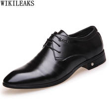 Business Suit Men Dress Shoes Man Leather Formal Shoes Men Oxford Wedding Shoes for Men Office 2022 Zapatos De Vestir Hombre 2024 - buy cheap