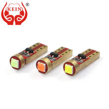 Kein-1 peça de luz de led t5 w3w, luzes de instrumento dash 1smd, luz led de painel interior do painel, lâmpada lateral vermelha branca verde, lâmpada de sinal 2024 - compre barato