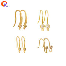 Cordial Design 50Pcs Jewelry Accessories/Earrings Findings/Hand Made/Genuine Gold Plating/CZ Earrings Hooks/DIY Jewelry Making 2024 - buy cheap