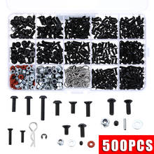 Kit combinado de tornillos de coche RC, kit de hebilla de carcasa, tuercas, tornillos hexagonales, tapones para HSP para Tamiya 500 1:10, 1/10 unids/lote 2024 - compra barato