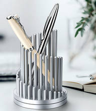 Desktop Storage Supplies Rotating Pen Holder Creative High-End Modeling Metal Desktop Accessories Decompression Pen Holder Gifts 2024 - buy cheap