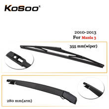 KOSOO Auto Rear Car Wiper Blade For Mazda 3 ,355mm 2010 -2013 Rear Window Windshield Wiper Blades Arm,Car Accessories Styling 2024 - buy cheap
