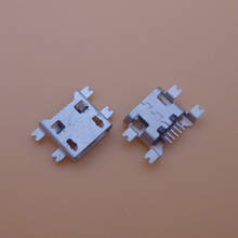 10pcs 1.27 4SMD Micro USB 5P Female Jacks Socket SMD for Samsung Anroid Phone Micro USB Connectors 2024 - buy cheap