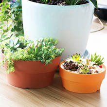 Plastic Flower Plants Pots Nursery Garden Planter Home Office Decorative Craft Floor Pastoral 2024 - buy cheap