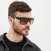 Óculos de sol aoze masculino fashion, óculos escuros para dirigir de marca quadrada, óculos de sol uv 2020 2024 - compre barato