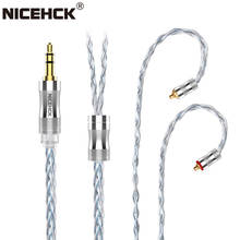 NICEHCK C8s-3 8 Core Silver Plated Copper Upgrade Headset Cable 3.5mm/2.5mm/4.4mm MMCX/NX7/QDC/0.78 2Pin for DB3 KXXS Kanas MK3 2024 - buy cheap