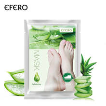 Efero 2Pcs=1Pair Foot Mask Dead Skin Remover Exfoliating Feet Mask Socks for Pedicure Peeling Baby Foot Mask Foot Care TSLM2 2024 - buy cheap